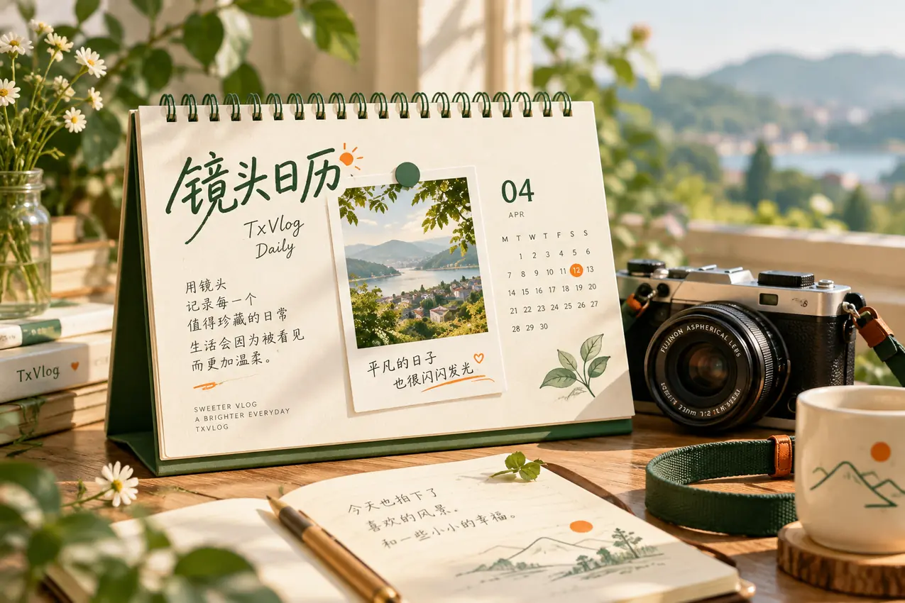 一天不同光线下的生活场景