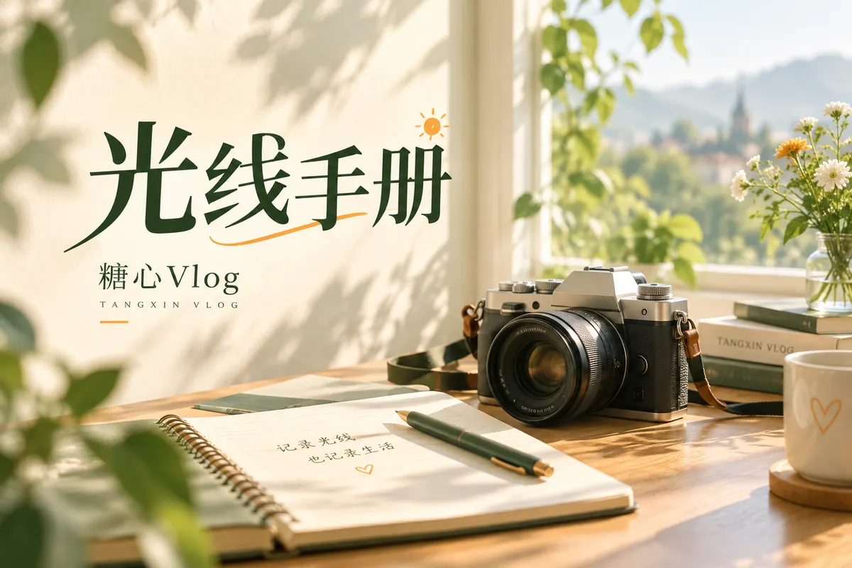 窗光逆光色温与空间层次示意